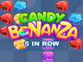 Jwèt Candy Bonanza: 5 nan Ranje sou entènèt