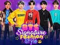 Jwèt Estil Fashion Siyen BTS sou entènèt