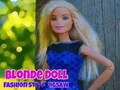 Jwèt Puzèl stil mòd poup la blonnd sou entènèt