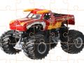 Jwèt Defi Puzzel Monster Truck sou entènèt