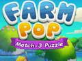 Jwèt Ferm Pop Match-3 Puzzel sou entènèt