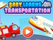 Jwèt Ti bebe aprann transpò sou entènèt