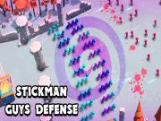 Jwèt Stickman Guys defans sou entènèt