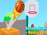 Jwèt Rebondisman baskètbòl dunk sou entènèt