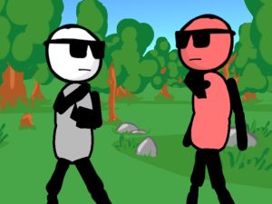 Jwèt Stickman zam- mwens batay sou entènèt