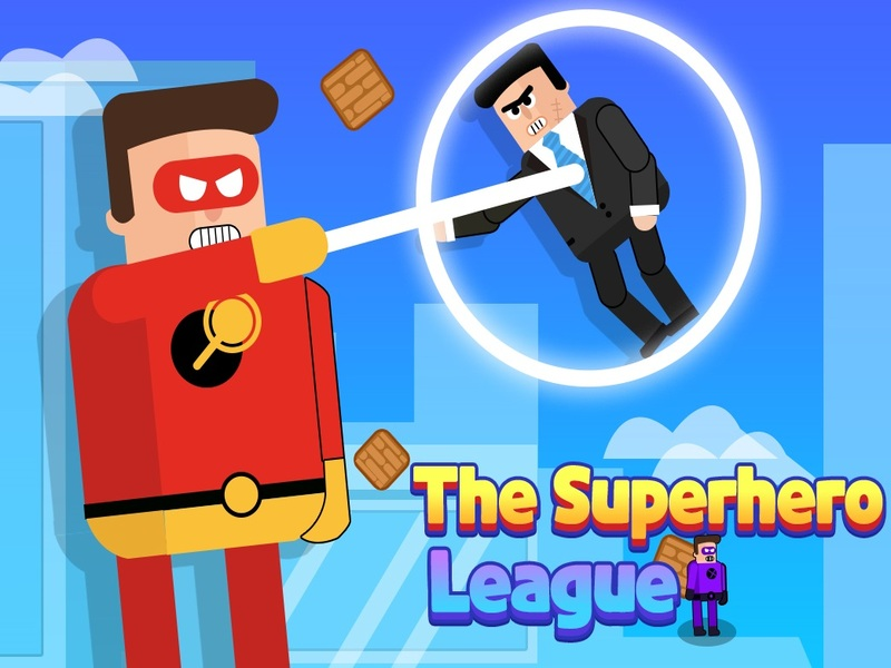 Jwèt Lig la superhero sou entènèt