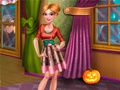 Jwèt Dove Halloween: Habille Dolly sou entènèt
