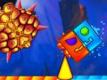 Jwèt Dife ak Dlo: Geometry Dash sou entènèt