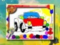Jwèt Liv pou kolore machin desen animen sou entènèt