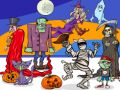 Jwèt Jwenn 5 Diferans Halloween sou entènèt