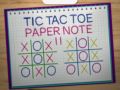 Jwèt Tic Tac Toe Papye Nòt 2 sou entènèt