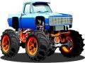 Jwèt Puzle Monster Truck sou entènèt