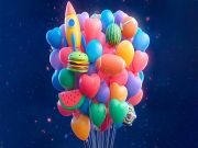 Jwèt Rantre 3D- matche ak 3 balon sou entènèt