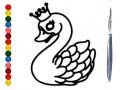 Jwèt Retou nan lekòl: Liv koloran Swan sou entènèt