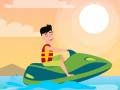 Jwèt Plezi Kache sou Jet Ski sou entènèt