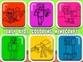 Jwèt Koulè fasil pou timoun Minecraft sou entènèt