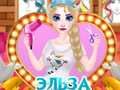 Jwèt Koupa cheve evènman anivèsè Elza pou princess yo sou entènèt