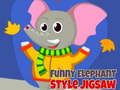 Jwèt Puzzle estil elephant komik sou entènèt