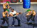 Jwèt Kombat Lari Gang 2D sou entènèt