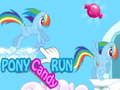 Jwèt Kouri Candy Pony sou entènèt