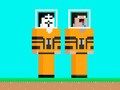 Jwèt Noob vs Hacker Kostim Plonje sou entènèt