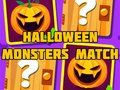 Jwèt Halloween Monsters Match sou entènèt
