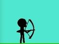 Jwèt Archer Stickman 2D sou entènèt
