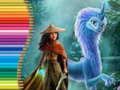 Jwèt Liv koloran pou Raya ak Dènye Dragon an sou entènèt