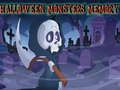 Jwèt Memwa Monstr Halloween sou entènèt