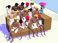Jwèt Kouran Sauna sou entènèt