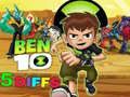 Jwèt Ben 10 5 Diferans sou entènèt Jwèt Ben 10 5 Diferans sou entènèt