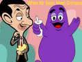Jwèt Lè Mesye Bean rankontre Grimace sou entènèt