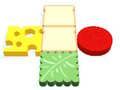 Jwèt Paz Puzzle Hamburger sou entènèt
