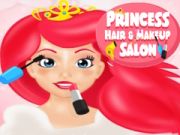 Jwèt Salon Cheve ak Makiyaj Prenses la sou entènèt