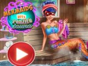 Jwèt Sirèn BFFs Reyèl Sauna sou entènèt