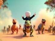Jwèt Stickman: Aren Dinosaur sou entènèt