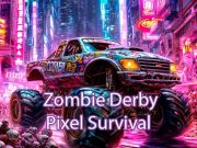 Jwèt Zonbi Derby pixel siviv sou entènèt