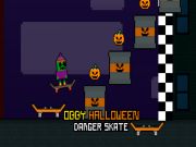 Jwèt Obby Halloween danje monte paten sou entènèt