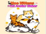 Jwèt Moe kittens chat avatar Maker sou entènèt