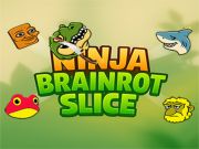 Jwèt Ninja brainrot tranch sou entènèt