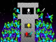 Jwèt Stickman vs zonbi: sezon batay sou entènèt