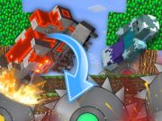 Jwèt Farm nan foul nan Mineblock! sou entènèt