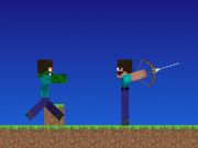 Jwèt Noob vs pro men banza minecraft sou entènèt