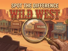 Jwèt Tach diferans nan Wild West sou entènèt