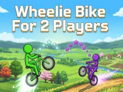 Jwèt Wheelie bisiklèt pou 2 jwè sou entènèt