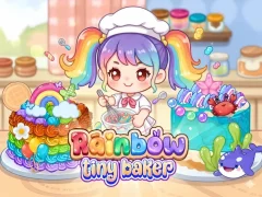 Jwèt Sou entènèt jwèt Rainbow Tiny Baker sou entènèt