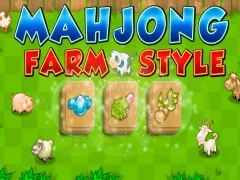 Jwèt Jwèt Majong Farm Style sou entènèt