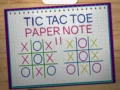 Jwèt Tic Tac Toe Papye Nòt 2 sou entènèt