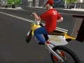 Jwèt Livrezon Pizza ak Motosikl sou entènèt