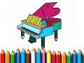 Jwèt Retounen nan lekòl: Liv kolorasyon piano sou entènèt